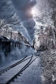 Delightful Winter Steam Train Train Train Tracks Train Pictures