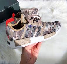 Adidas Nmd Black And Gold Womens Swarovski Camo Adidas Nmd R1 Women Made With Swarovski Xirius Rose Crystals Camo Orange White Adidas Nmd R1 Women Nmd Adidas Women Gold Adidas