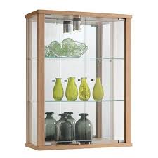 The Wall Mounted Display Cabinet Finish Is An Economic Yet Stylish Solution For Displaying A Number Of Products Or Personal Items Made Up Of V Home In 2019 Wall Display