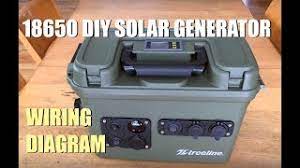 In the above case, the regulator needs to produce around 7 to 10amps of current therefore an. 18650 Diy Solar Generator Wiring Diagram Donations Accepted Youtube