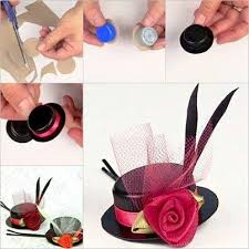 Cuando la tapitas están completamente limpias, se optimiza el proceso de reciclado, logrando así, procesar una mayor. Prendedor Para Cabello Tapita De Plastico Circulo De Carton Pintura Pasadores Y Listones Para Crear Este Or Bottle Cap Crafts Diy Hat Plastic Bottle Caps