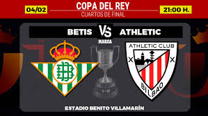 There are eight teams looking to win the copa del rey and athletic bilbao face real sociedad in the final of last year's competition on 3rd april. Copa Del Rey Betis Athletic Club Schedule And Where To Watch The Copa Del Rey Quarter Final Match On Tv Today Football24 News English