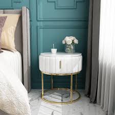 Nightstand mirrored nightstand bunk night stand inch cheap. Modern Simple Light Luxury Small Family Bedroom Marble Round Bedside Table Table Living Room Sofa Corner Nightstands Aliexpress
