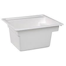 molded fiberglass drop in utility sink