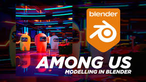 Among Us Creating Sci Fi Scene In Blender Timelapse Youtube