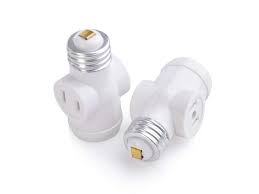 Cable Matters 2 Pack Light Socket Adapter Light Bulb Socket Outlet With 2x Ac Outlets In Whiteparent Newegg Com