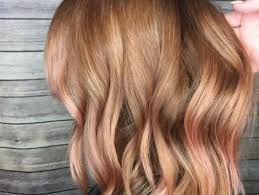 Here, blonde highlights are blended with rosy red ones, which looking for rose gold hair with low commitment? 13 Rose Gold Haircolors To Try Redken