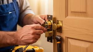 Landmark Locksmith technician working in Sandy