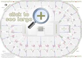 Mts Centre Seat Row Numbers Detailed Seating Chart