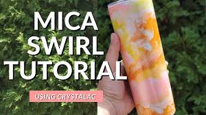 Mica powder, a natural mineral that has a high luster and is used to help protect against. Crystalac Swirl Tumbler Step By Step Tutorial Using Mica Powder Epoxy Free Alternative Youtube