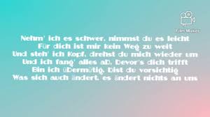 53 strophe 1 sind fragen da, hast du 'nen plan planst du zu viel, bin ich spontan und machst du zu, geh' ich offen damit um flieg' ich mal zu hoch, fängst du mich ein über meinen schatten spring'n wir zu zweit hätt nie gedacht, dass wir. Wer Wenn Nicht Wir Wincent Weiss Lyric Video Youtube