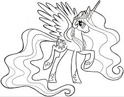 Klicke hier um dein gratis ausmalbild einhorn mit prinzessin auszudrucken. 1001 Ideen Fur Ausmalbilder Einhorn Fur Kinder