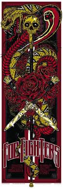 Pin By Matt Johnson On Art Music Poster Foo Fighters Poster Rock Posters