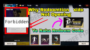 No reward of any kind can be redeemed from the guest account, so log in with facebook or vk account to get the prize. Freefire Reward Redemption Site Not Opening Problem Solution Freefire Ffic Redeem Code Forbidden Youtube
