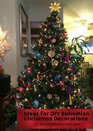 Diy mini wooden christmas trees via sugar & cloth. Cool Ideas For Diy Bohemian Christmas Decorations Bravely Bohemian