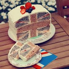 England Flag Cake Filling Kuchen Ideen Lebensmittel Essen Einfacher Nachtisch