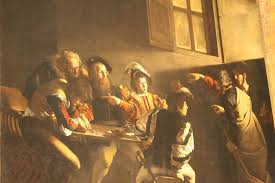 Gesù chiama a sé matteo l'esattore e cambia la sua vita. Tripadvisor Caravaggio La Vocazione Di San Matteo ØµÙˆØ±Ø© Church Of St Louis Of The French Ø±ÙˆÙ…Ø§