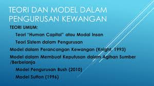 Cara yang teratur dalam merancang dan mengawal perbelanjaan untuk memenuhi matlamat hidup. Teori Dan Model Dalam Pengurusan Kewangan Ppt Video Online Download