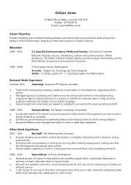 Cv example 7 a 2 page layout, that allows for up to five previous employers to be listed. Example Chronological Cv