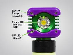 Slips on top of the frame with no installation required. Explosion Proof Uva Inspection Light Rechargeable Battery Powered