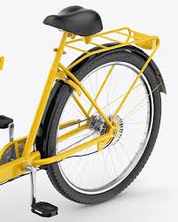 Download Cargo Bike W Opened Trunk Mockup Half Side View In Vehicle Mockups On Yellow Images Object Mockups