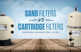 Most professionals will recommend cartridge filters to pool owners. Sand Filters Vs Cartridge Filters Choosing The Right Pool Filter