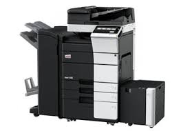 It offers fast printing speeds, clean and accurate output, low running costs, handy eco button. Bizhub 558 458