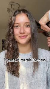 Dyson Airstrait trial and review! I have fairly thin hair and its naturallt  very curly! 8.5/10. Worth $800? Hmmmm… #yescoffeenodecaf #dyson  #dysonairstraight #dysonairstrait #dysonairstraittutorial ...