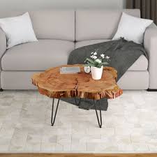 Etchison Acacia Wood Coffee Table In 2020 Coffee Table Wood Coffee Table Live Edge Coffee Table