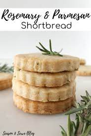 Savoury Rosemary Parmesan Shortbread Season Serve Blog Savoury Baking Shortbread Cookies Christmas Savory Snacks