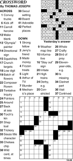 Check back each day for a new puzzle or explore ones we recently. Thomas Joseph Crossword Puzzle All Products Are Discounted Cheaper Than Retail Price Free Delivery Returns Off 69