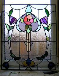 Arts And Crafts Styled Stained Glass Flower Glasgow Stained Glass Flowers Stained Glass Art Stained Glass Crafts