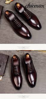 Phenkang Mens Formal Shoes Genuine Leather Oxford Shoes For Men Black 2019 Dress Shoes Wedding Shoes Laces Leather Brogues In 2020 Leather Formal Shoes Oxford Shoes Men Formal Shoes For Men