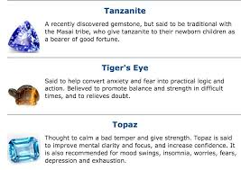 Tanzanite Tiger S Eye Topaz Gem Stone S Gemstone Meanings Chakra Crystals Tanzanite Meaning