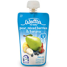 Watties Pear Mixed Berries Banana For Baby Nz