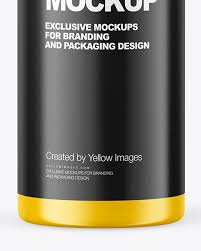 Download Matte Plastic Bottle Mockup In Bottle Mockups On Yellow Images Object Mockups PSD Mockup Templates