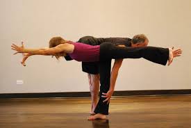 Partner Warrior 3 Partner Yoga Poses Partner Yoga Couples Yoga