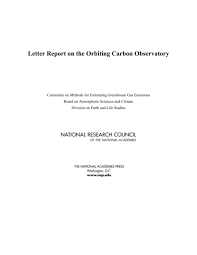 Check spelling or type a new query. Letter Report Letter Report On The Orbiting Carbon Observatory The National Academies Press