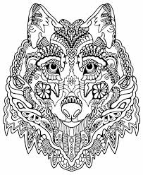 Epic Tribal Wolf Animal Coloring Books Animal Coloring Pages Mandala Coloring Pages