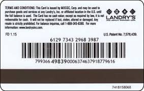 Landry's, inc., owns and operates more than 500 restaurant, hotel, casino and entertainment destinations in 35 states and the district of columbia. Gift Card Landry S Restaurants Golden Nugget Landry S Restaurants Group United States Of America Landry S Col Us Lrg 006 025 B