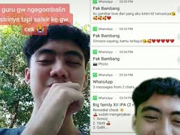 And you need to know. Viral Guru Bernama Pak Bambang Mau Gombalin Istri Tapi Malah Salah Kirim Ke Muridnya Indozone Id