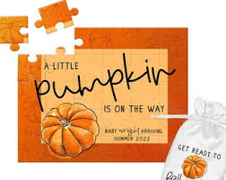 Then once he knew … we waited. Pregnancy Announcement Puzzle Etsy