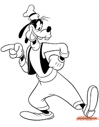 How do you think goofy will do in the race. Goofy Coloring Pages 4 Disneyclips Com