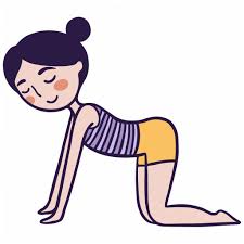 How to do cat cow stretch chakravakasana. Bitilasana Cat Cow Marjariasana Pose Yoga Icon Download On Iconfinder