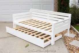 Custom Made Daybed And Trundle Solid Pine By Dkcustomcreations 975 00 Diy Daybed Murphy Bed Plans Diy Bed