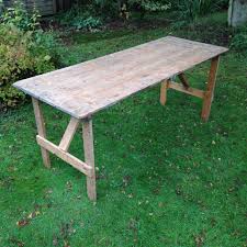 Fold Up Wooden Trestle Table Wooden Trestle Table Table Trestle Table