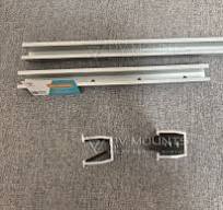 Aluminum Solar Mini Rail Structure for metal Roofs | PV Mounts