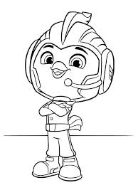 Top Wing Para Colorear