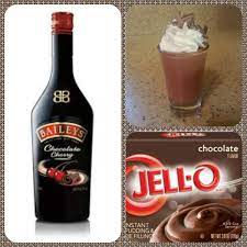 Baileys Chocolate Cherry Pudding Shots 1 Small Pkg Chocolate Instant Pudding Cup Milk 3 4 Cup Choco Pudding Shots Chocolate Pudding Shots Chocolate Baileys