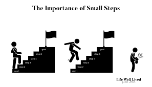 How Small Steps Lead to Big Success — Life Well Lived